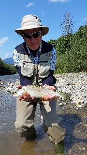 Savinja rainbow trout, Slovenia fly fishing